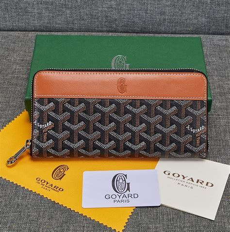 goyard women wallet zipper